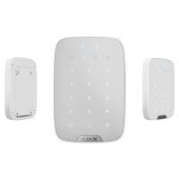 AJAX - KeyPad Plus Bedienfeld mit Touch Tastatur, RFID (Weiß)